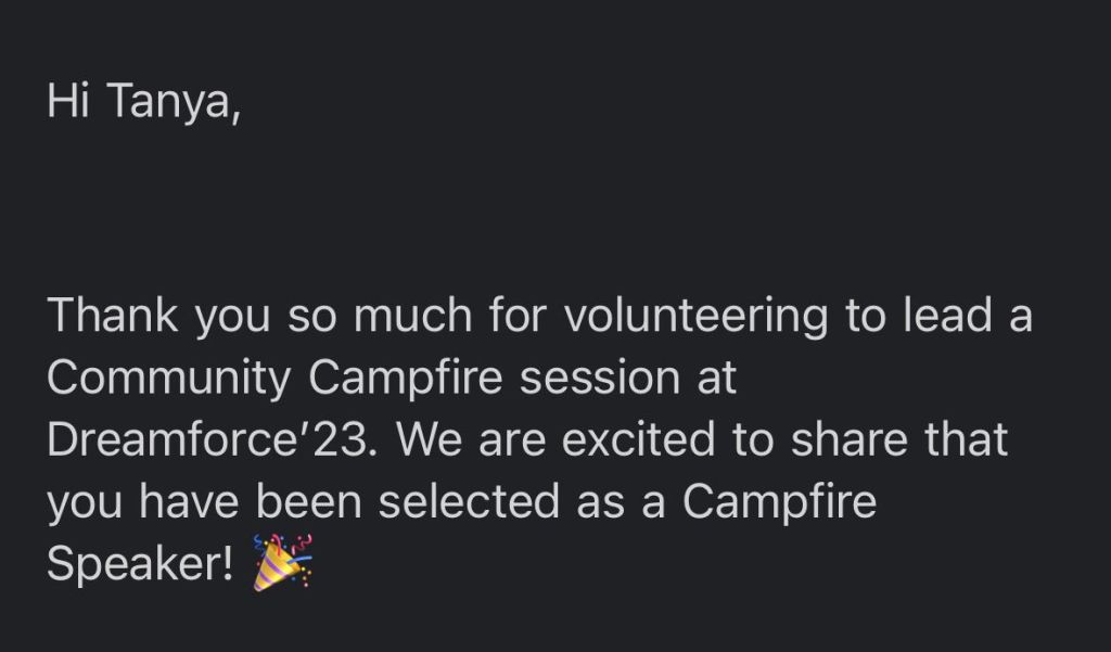 Dreamforce update 🏕️🔥